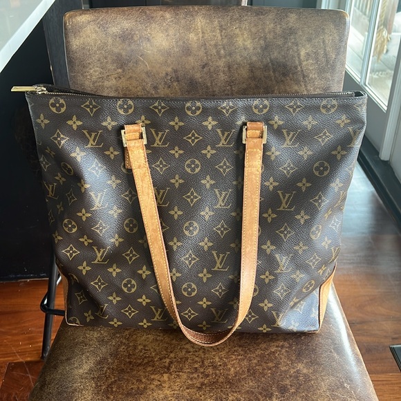 Authentic LV Cabas Mezzo Shoulder Tote Bag - Picture 1 of 16